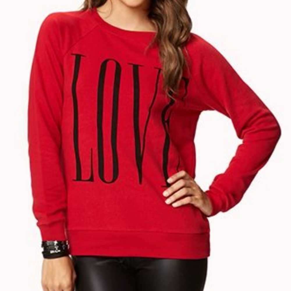 💐HOST PICK💐 Love ❤️ Raglan Sweatshirt